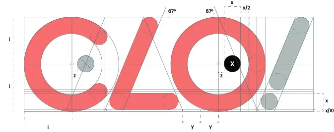 Grilla de armado de Logo