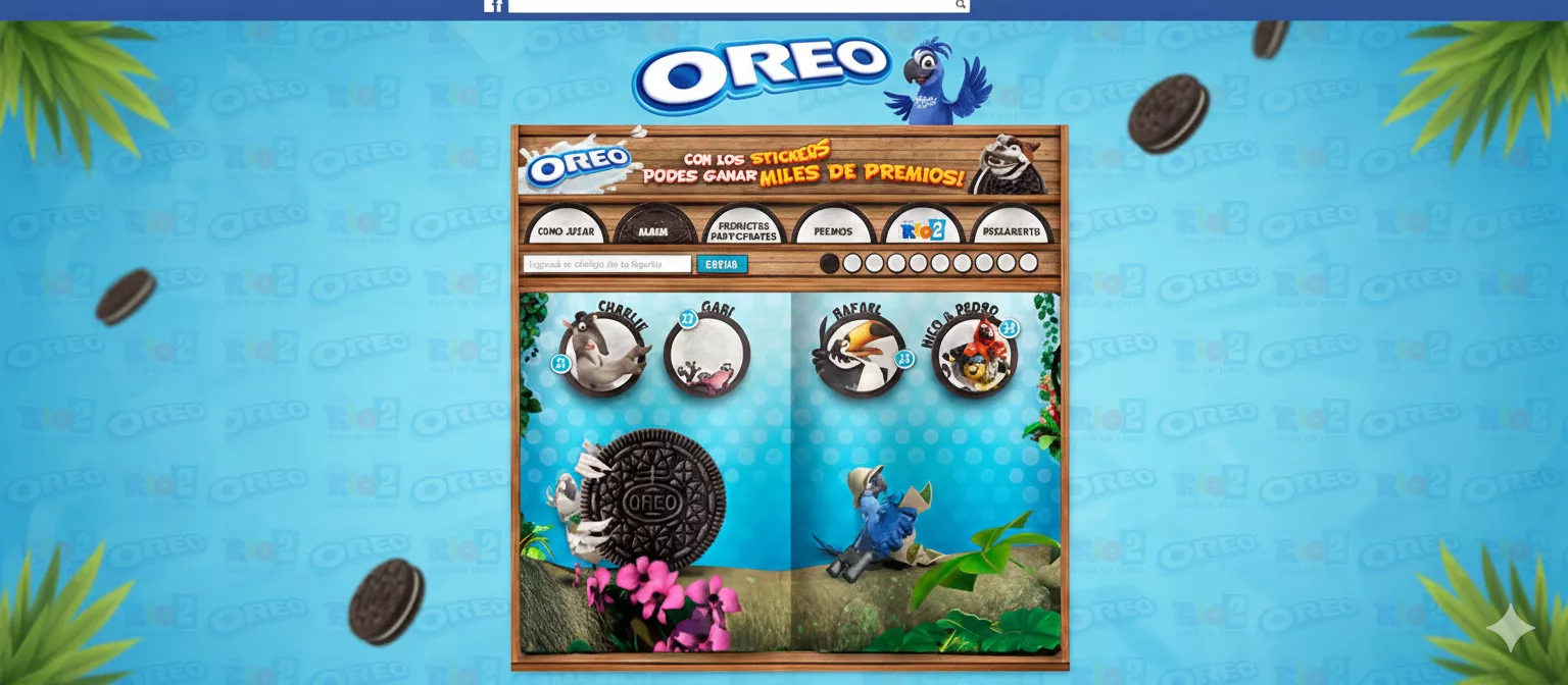Álbum virtual Rio 2 + Oreo