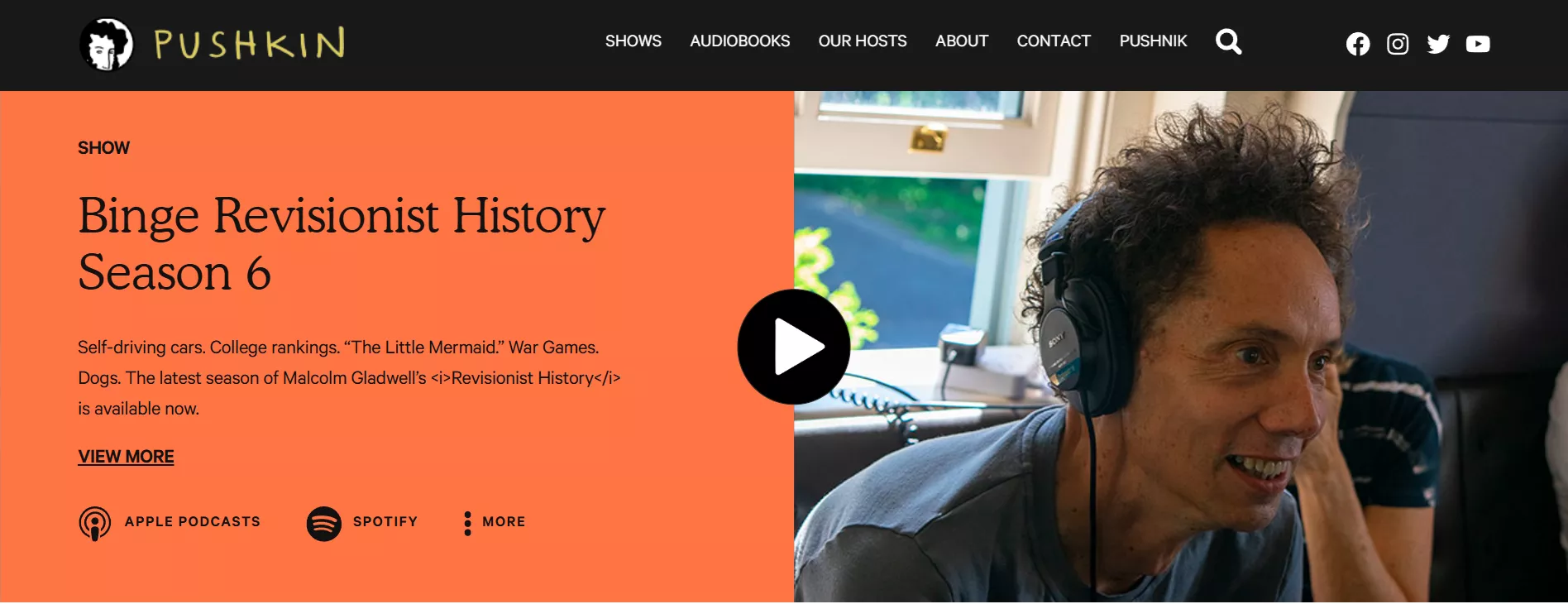 Página principal de Pushkin