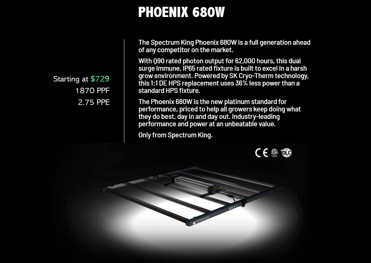 Sección del sitio de Spectrum King